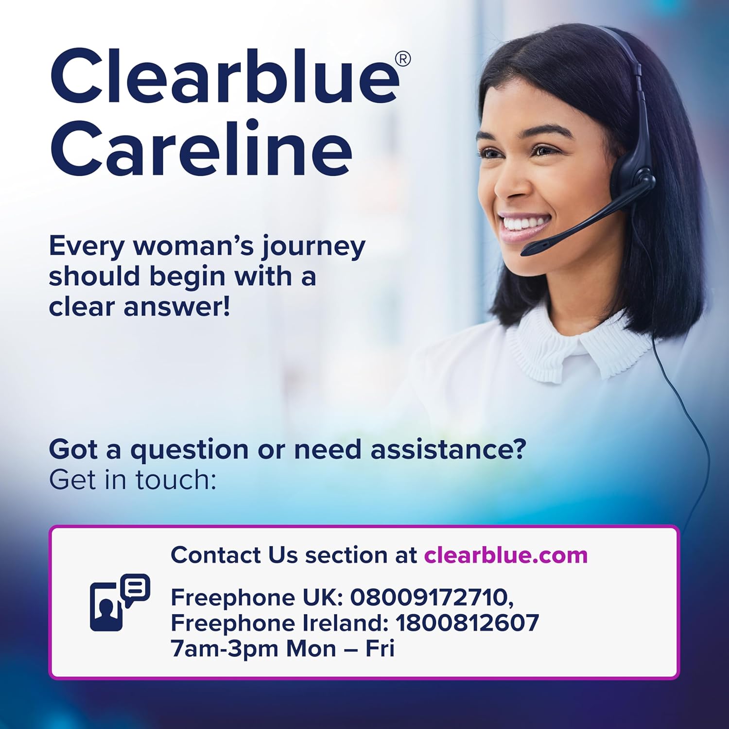 Clearblue Digital Ovulation Test Kit - Over 99% Accurate - 1 Device & 10 Tests