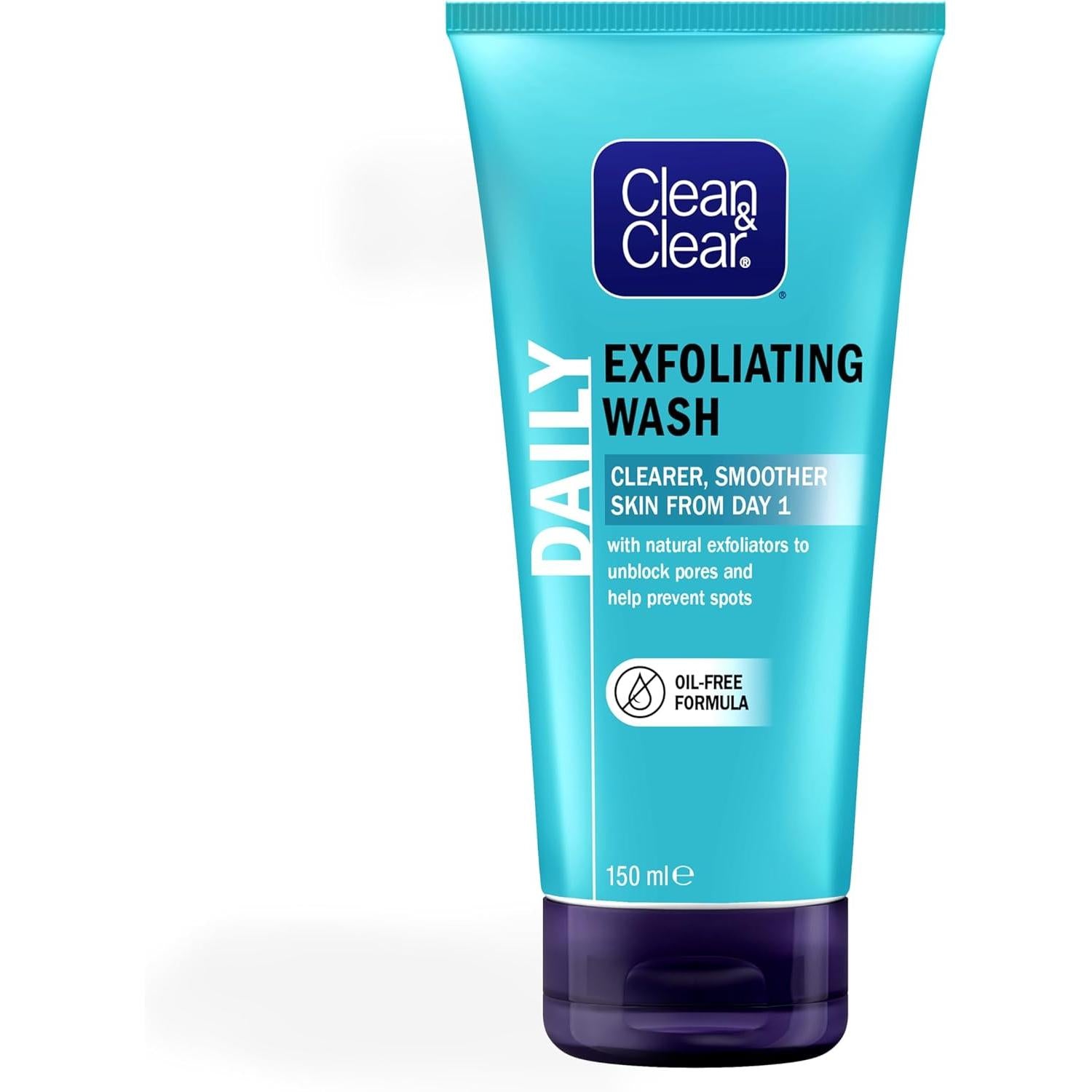 Clean and Clear Exfoliating Daily Wash, 150ml