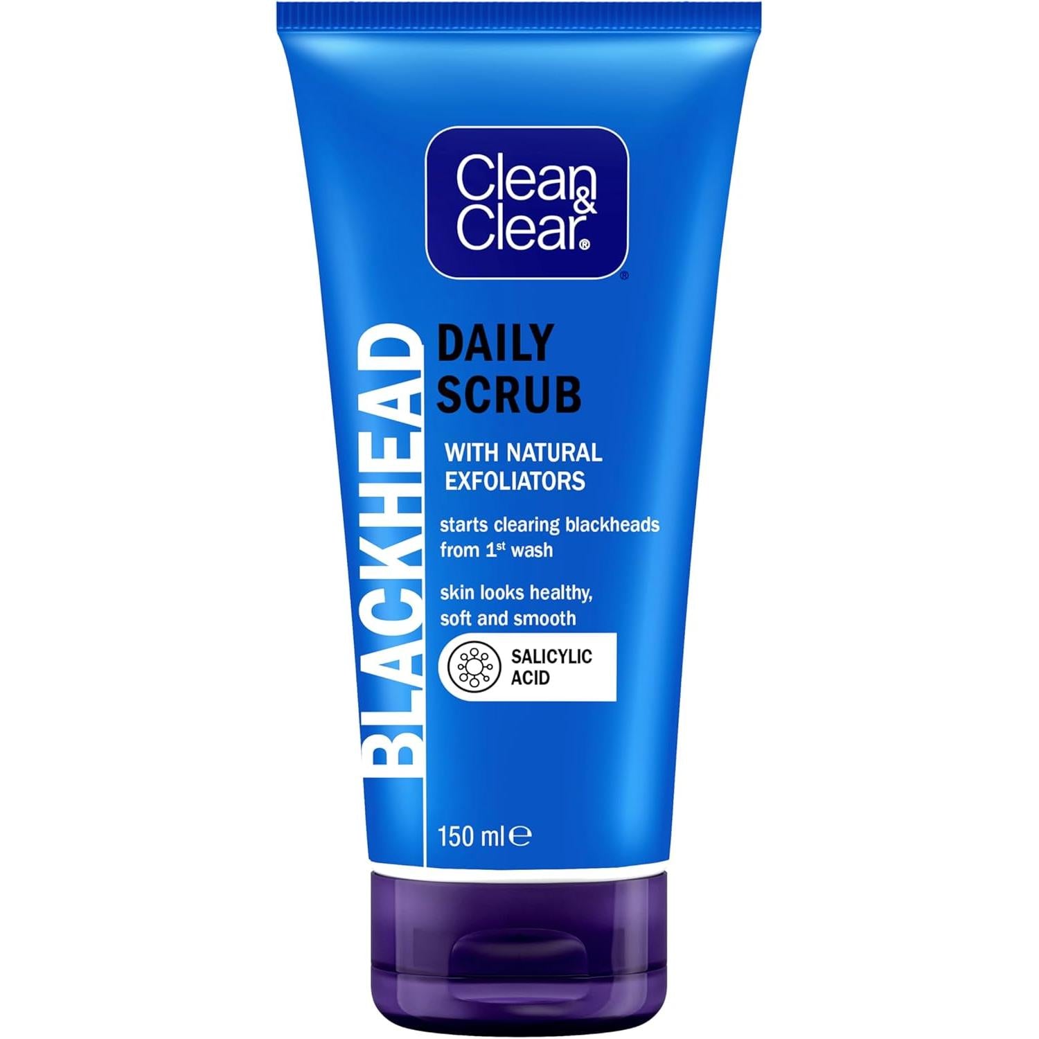Clean & Clear Blackhead Clearing Daily Scrub, 150 ml