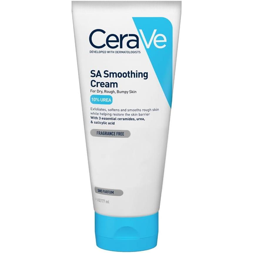 CeraVe SA Smoothing Cream 177ml for Rough and Bumpy Skin with Salicylic Acid and 3 Essential Ceramides
