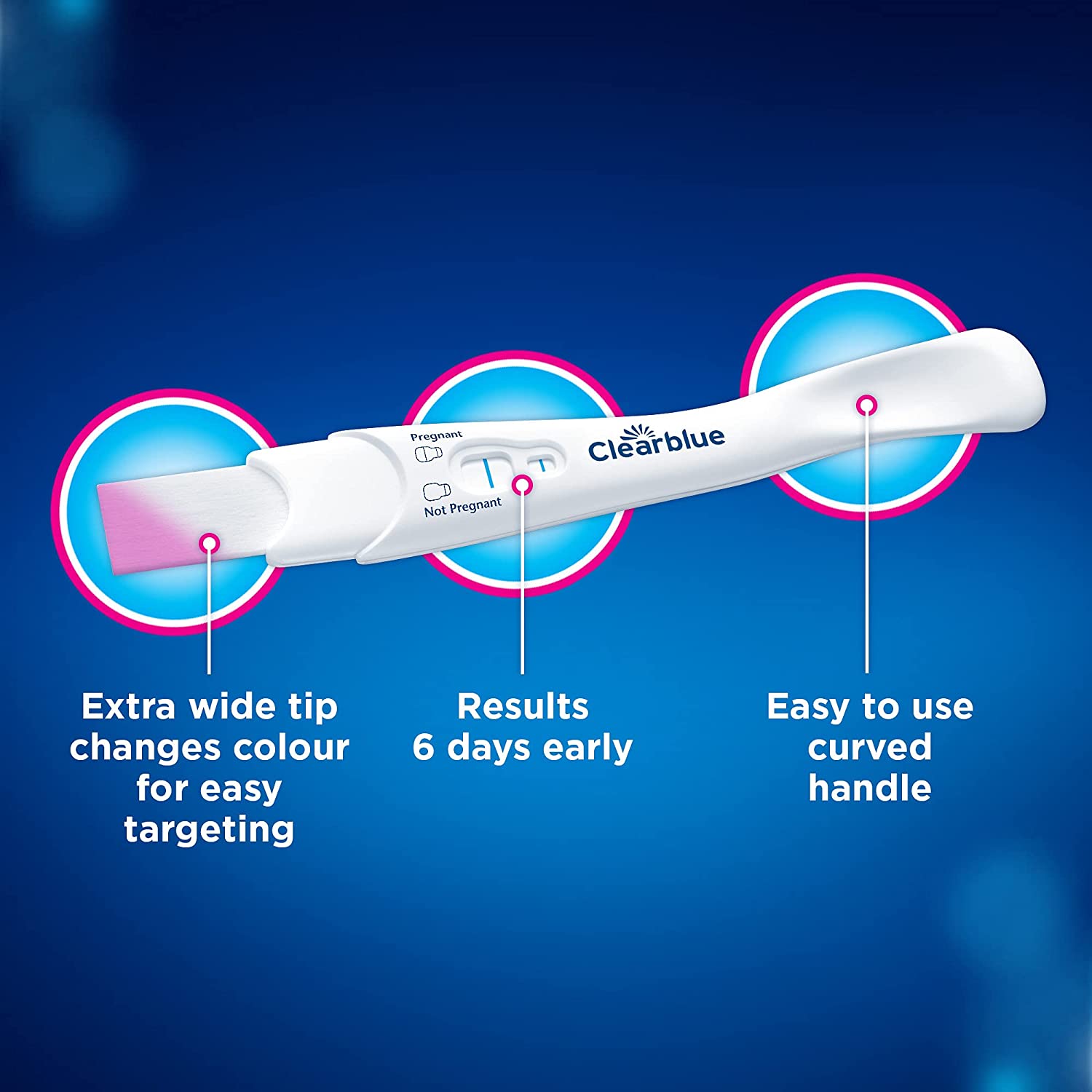 Clearblue Ultra Early Triple Check Pregnancy Test - Pack of 3 Tests