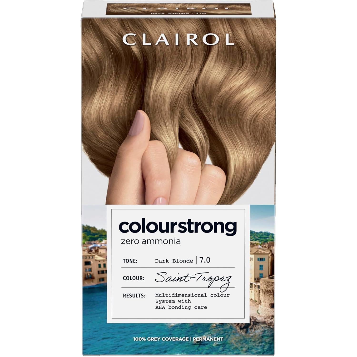 Clairol Colour Strong Permanent Hair Dye - 7.0 Dark Blonde