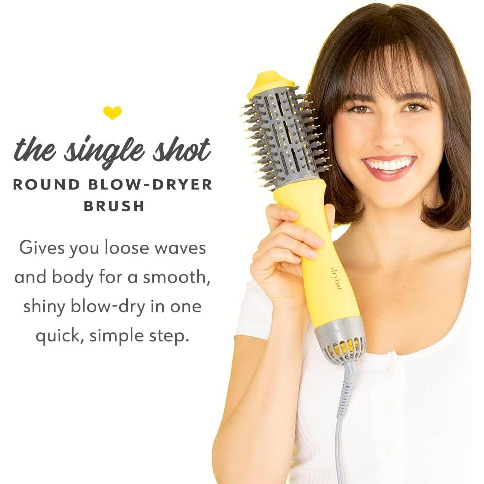 Drybar Single Shot Oval Blow-Dryer Brush - 5.7cm Barrel - Ionic Technology - Diffuser - Great for All Hair Types