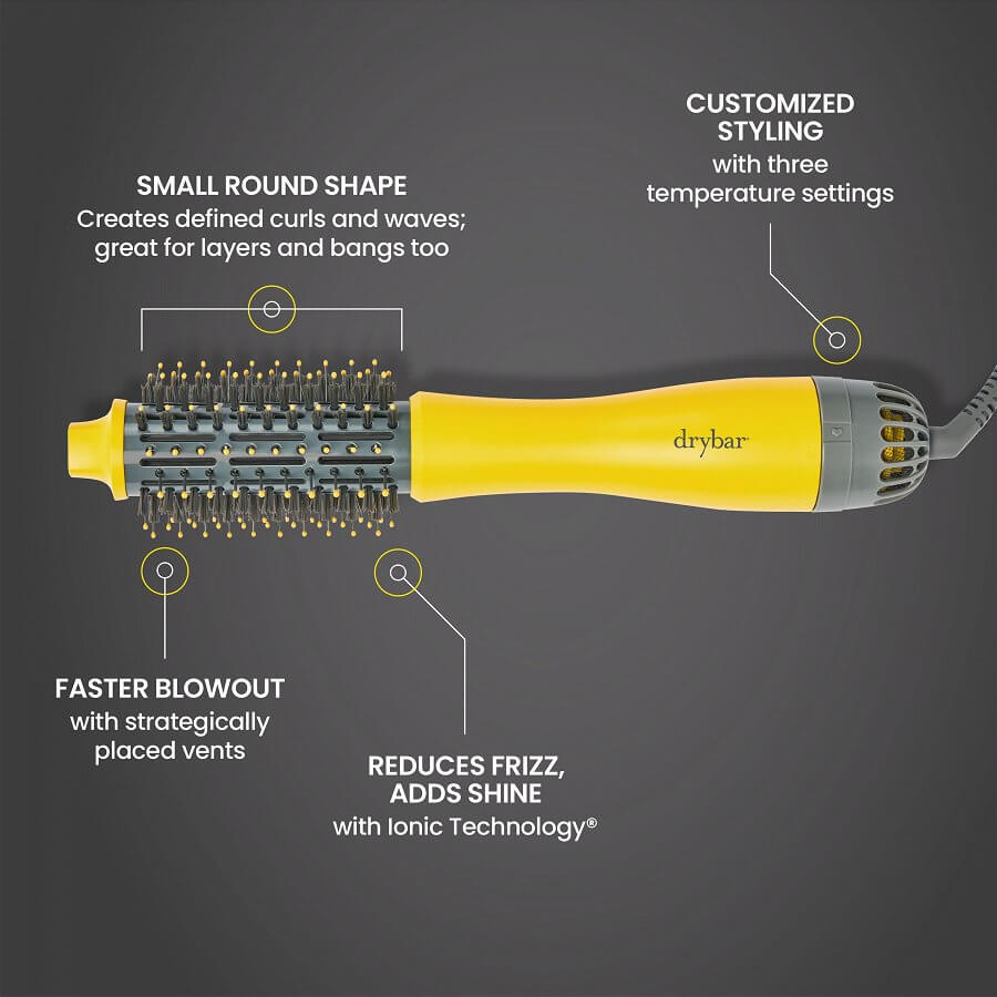 Drybar Half Shot Blow Dryer Brush - 3.8cm Round Barrel