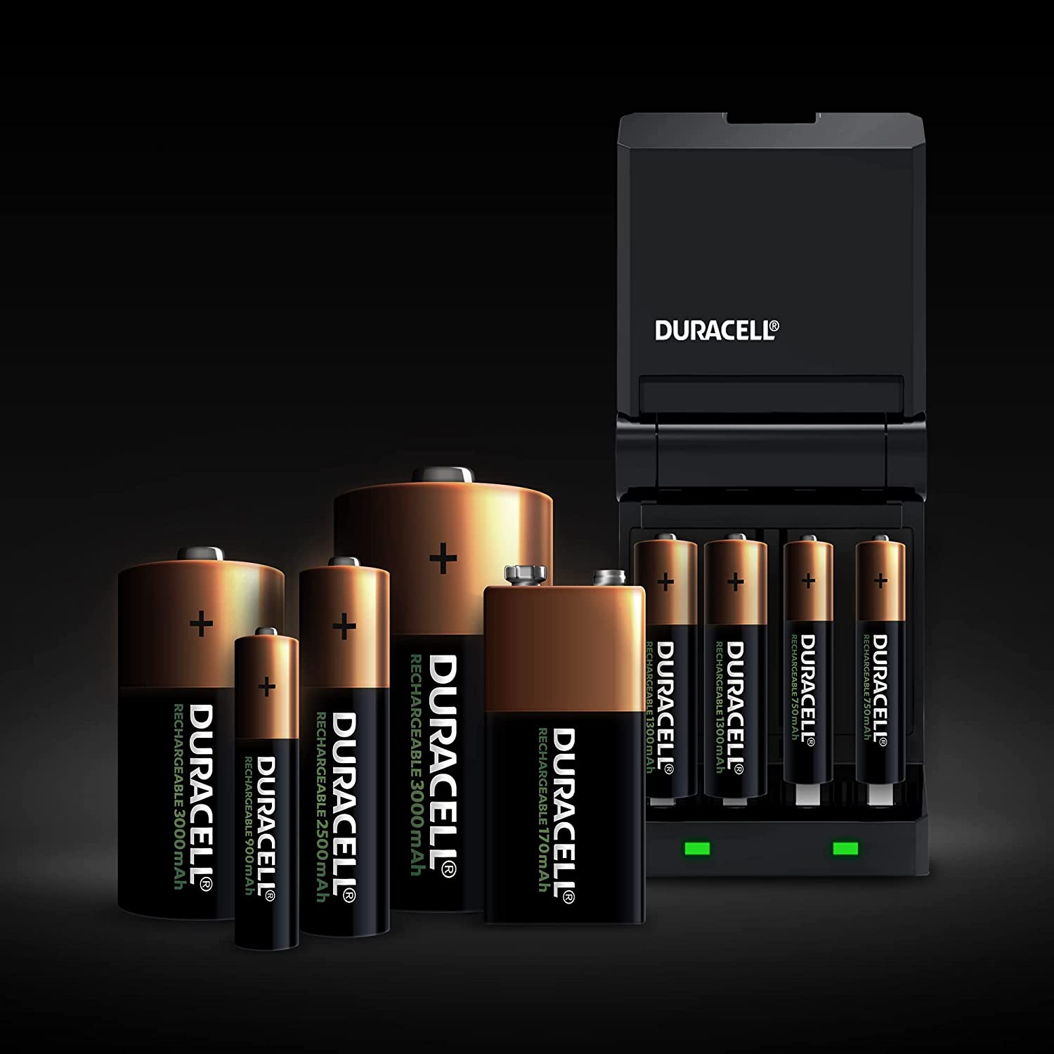 Duracell Rechargeable D 3000 mAh Batteries, pack of 2 - Healthxpress.ie