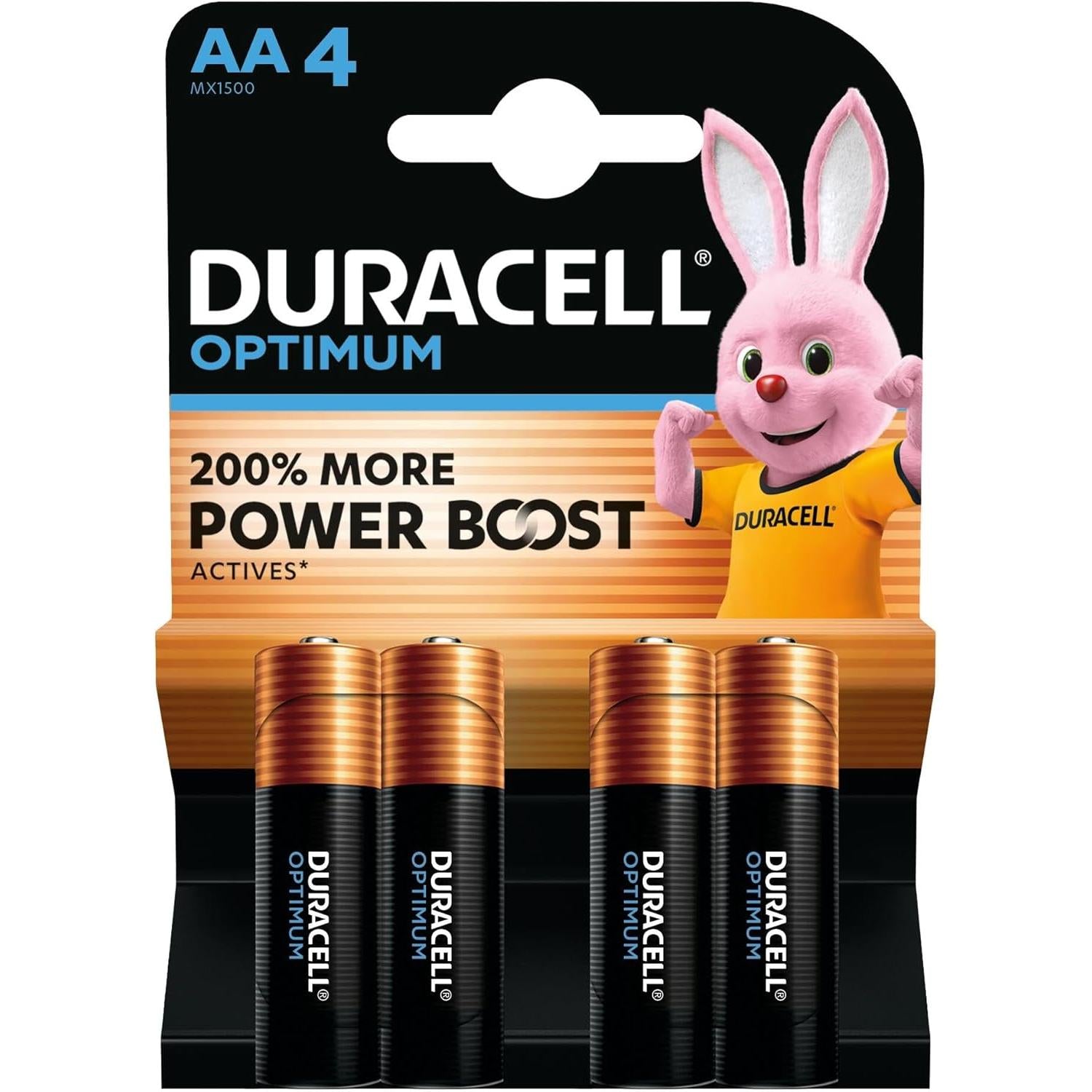 Duracell Plus Power Boost Alkaline AA Battery - 4pk