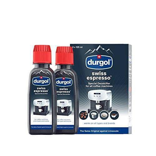 Durgol Swiss Espresso Special Descaler for All Coffee Machines - 125ml, 2 Pack