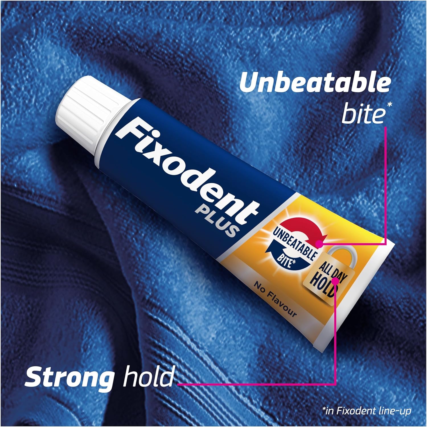 Fixodent Plus Unbeatable Adhesive Cream for Solid and Partial Dentures 40ml