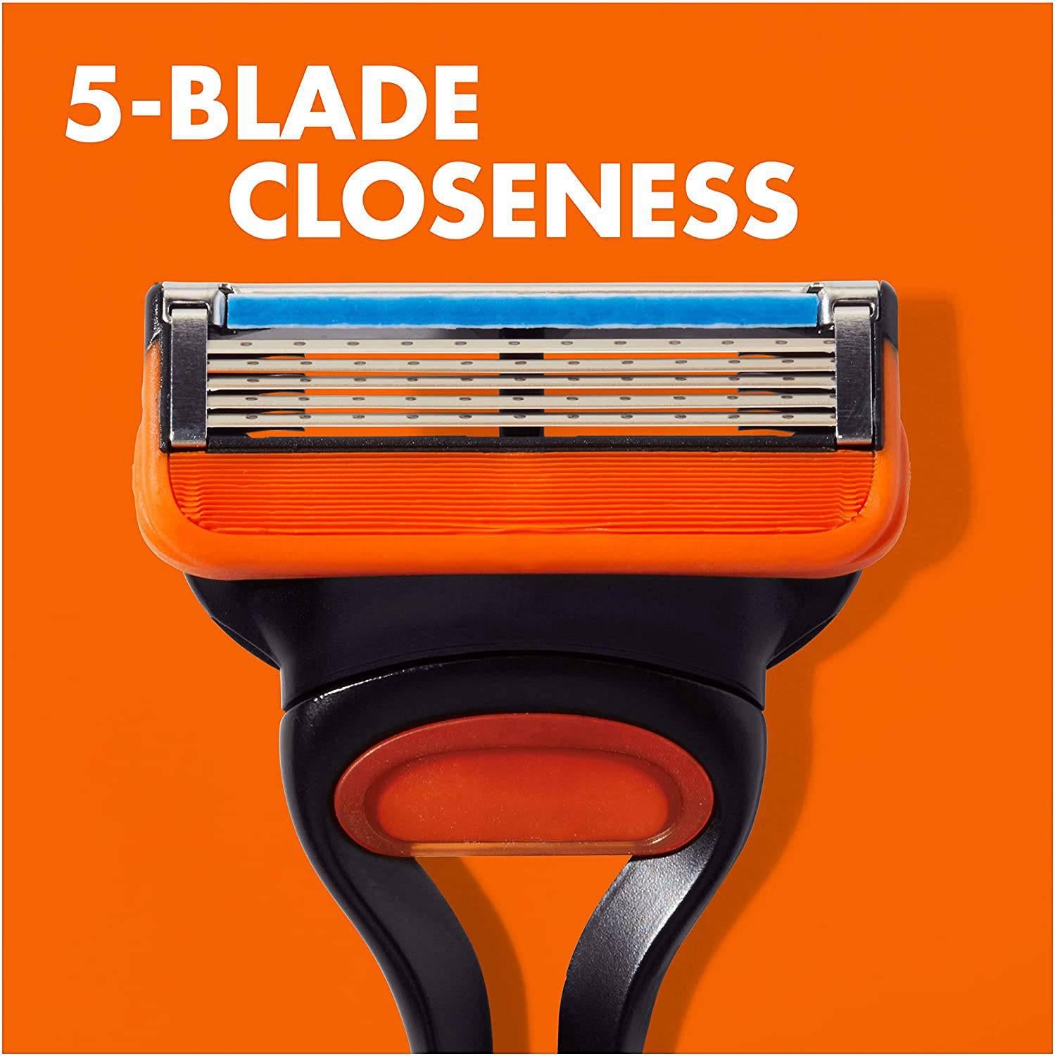 Gillette Fusion5 Razor Big Blade Pack w/ 10 Blade Refill - Five-Blade Technology