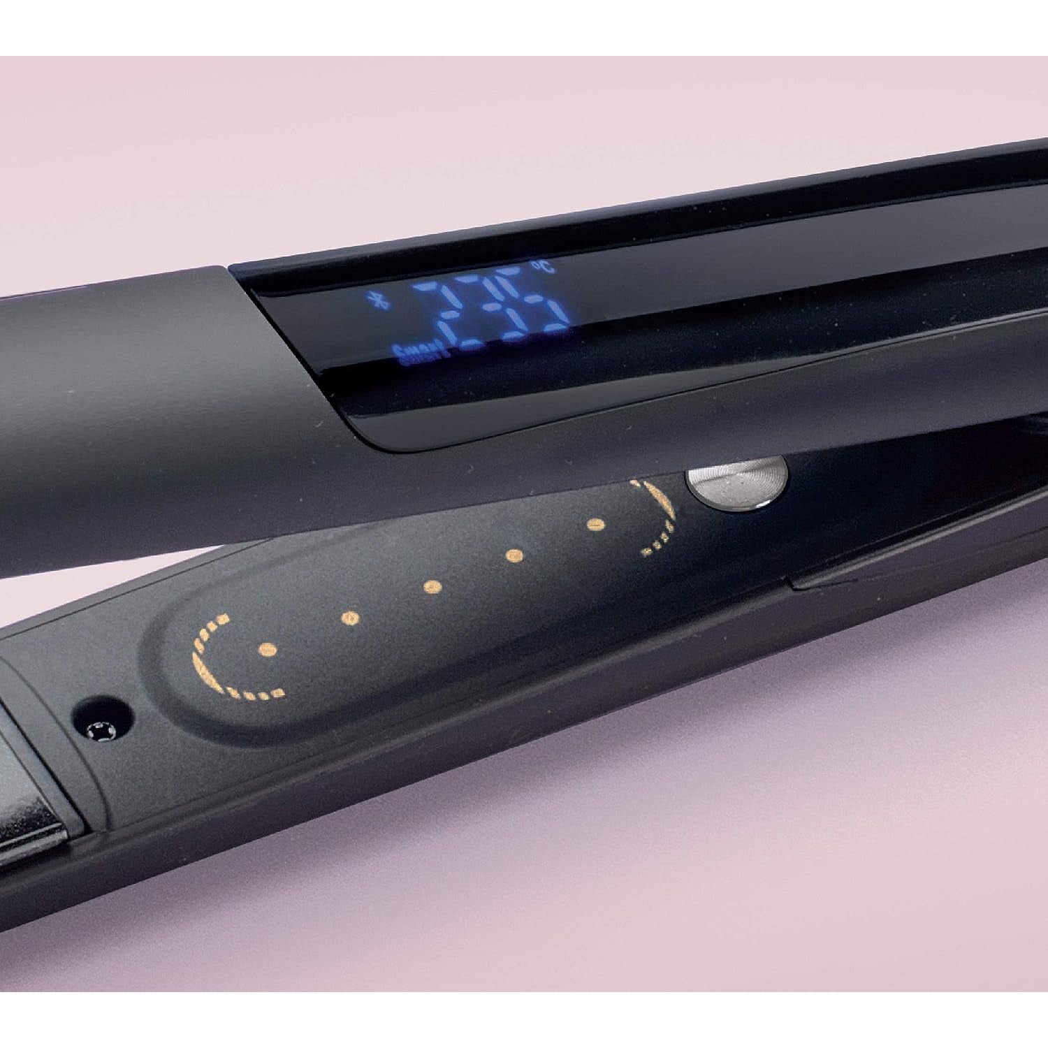 Glamoriser Smart Straightener with Black Diamond Oil Infused Ceramic Plates for Improved Conditioning & Shine