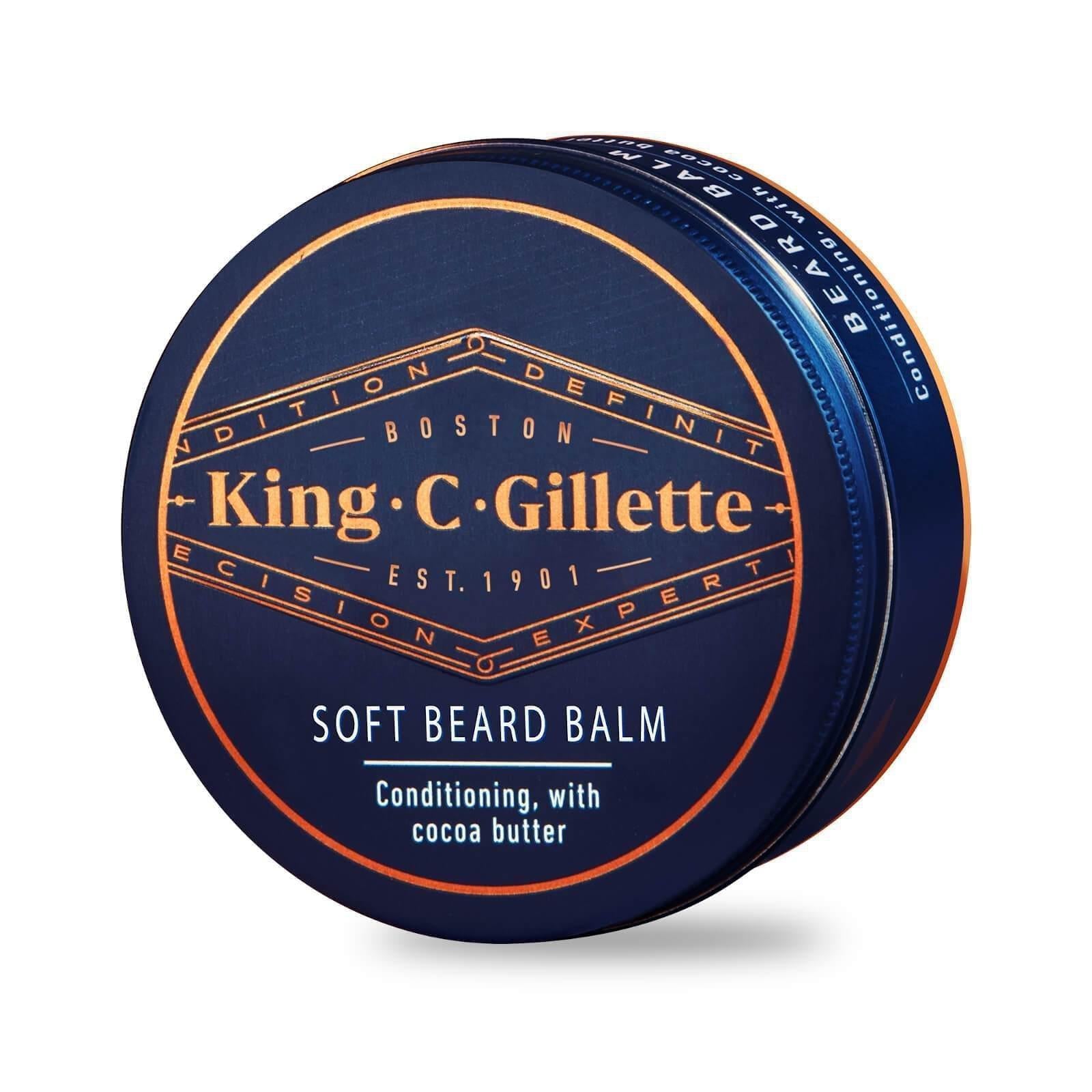 King C. Gillette Beard Balm - Nourishing Formula, Creamy Texture - 100ml - Healthxpress.ie