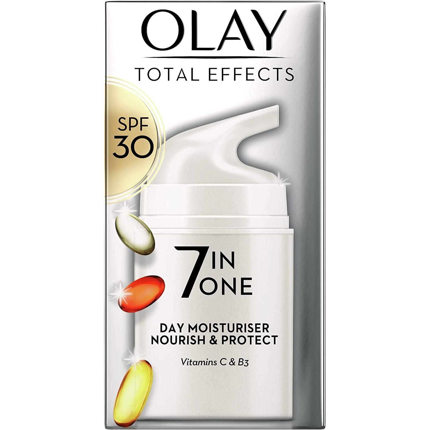 Olay Total Effects 7in1 Moisturiser With SPF 30 & Niacinamide, 50ml