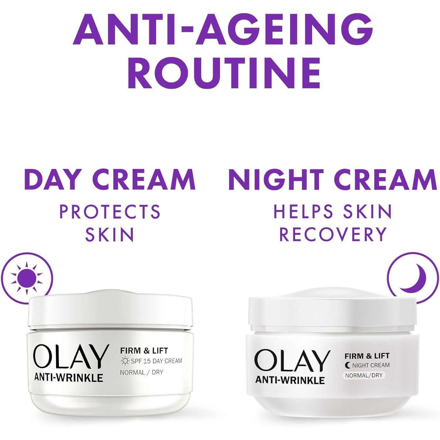 OLAY Anti-Wrinkle Firm & Lift Night Cream - Normal to Dry Skin