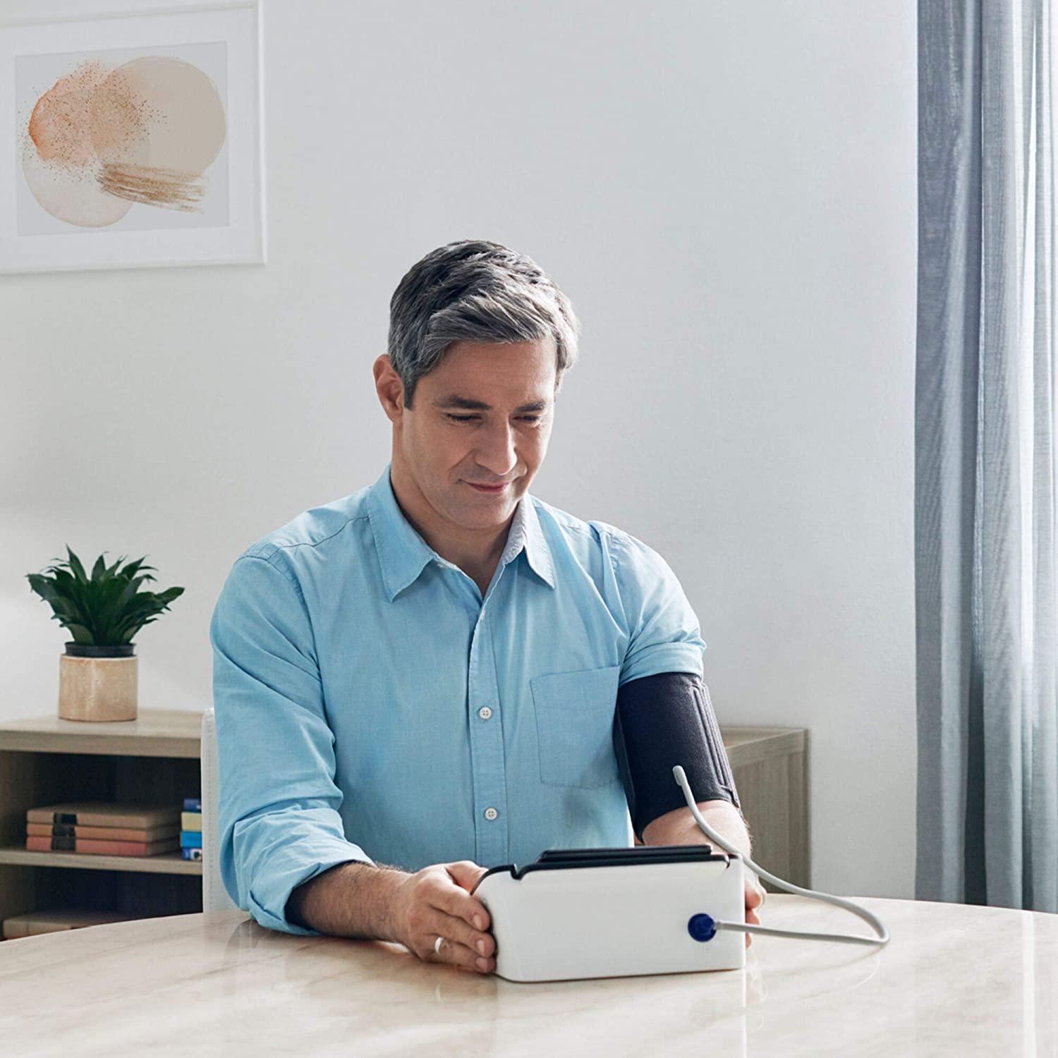 OMRON Complete Smart Home Blood Pressure Monitor and ECG for Hypertension Monitoring and AFib screening at Home - Healthxpress.ie