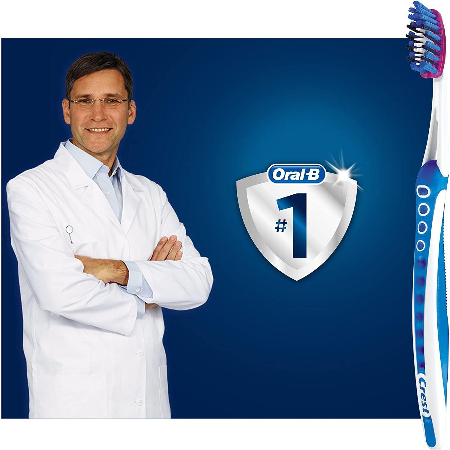 Oral-B 3D White Luxe Pro-Flex Manual Toothbrush, Medium 38