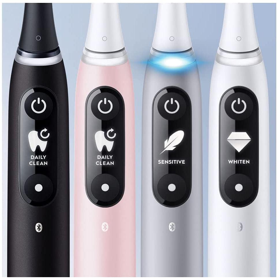 Oral-B iO 6 Electric Toothbrush with Revolutionary Magnetic Technology and Micro Vibrations - Black Lava - Healthxpress.ie