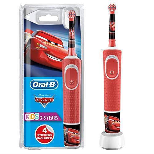 Oral-B Vitality Stages Power Kid's Electric Toothbrush - Extra Soft Bristles, Disney Cars - Healthxpress.ie