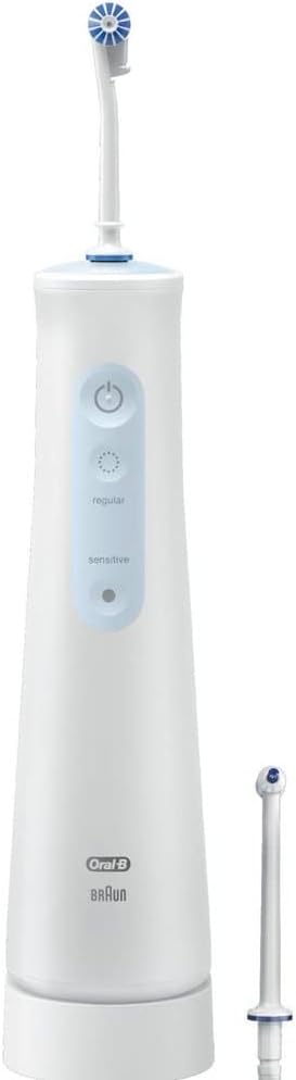 Oral-B Aquacare 4 Water Flosser Cordless Irrigator, Featuring Oxyjet Technology and 4 Cleaning Modes, UK 2 Pin Plug