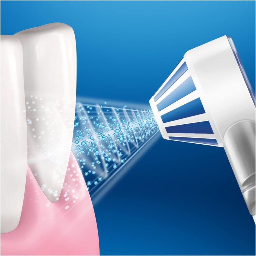 Oral-B Aquacare 4 Water Flosser Cordless Irrigator, Featuring Oxyjet Technology and 4 Cleaning Modes, UK 2 Pin Plug
