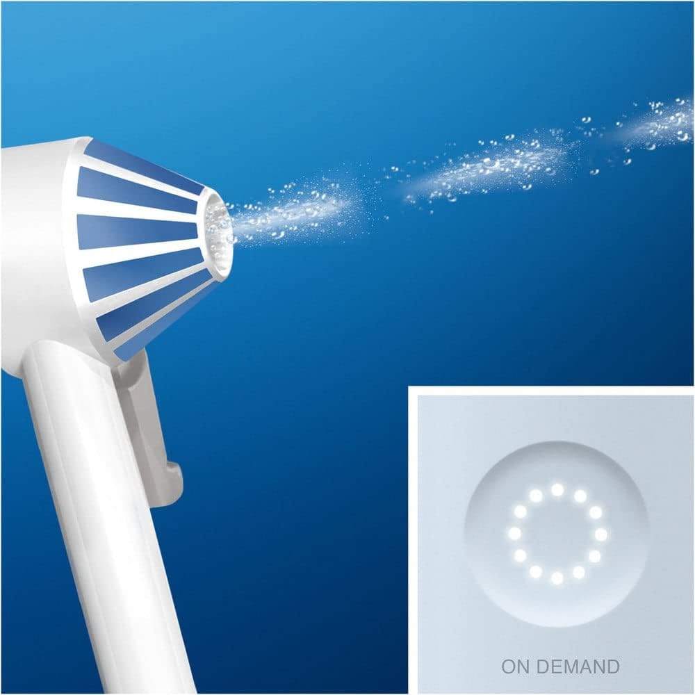 Oral-B Aquacare 4 Water Flosser Cordless Irrigator, Featuring Oxyjet Technology and 4 Cleaning Modes, UK 2 Pin Plug