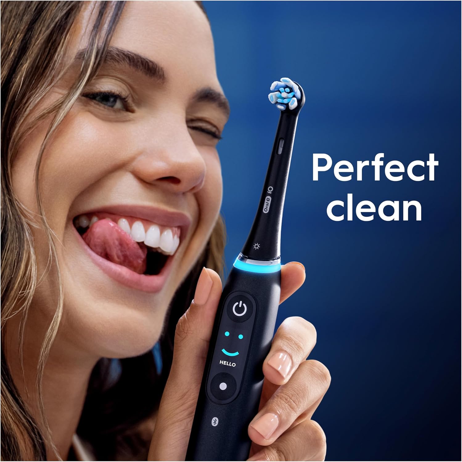 Oral-B iO 4pk Gentle Cleaning Toothbrush Heads , Soft Bristles for Sensitive Gums for Sensational Mouth Feeling - White