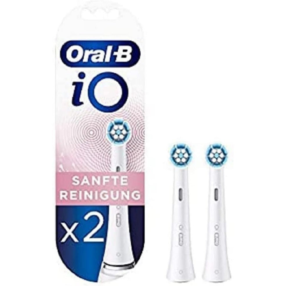 Oral-B iO 2pk Gentle Cleaning Toothbrush Heads for Sensational Mouth Feeling