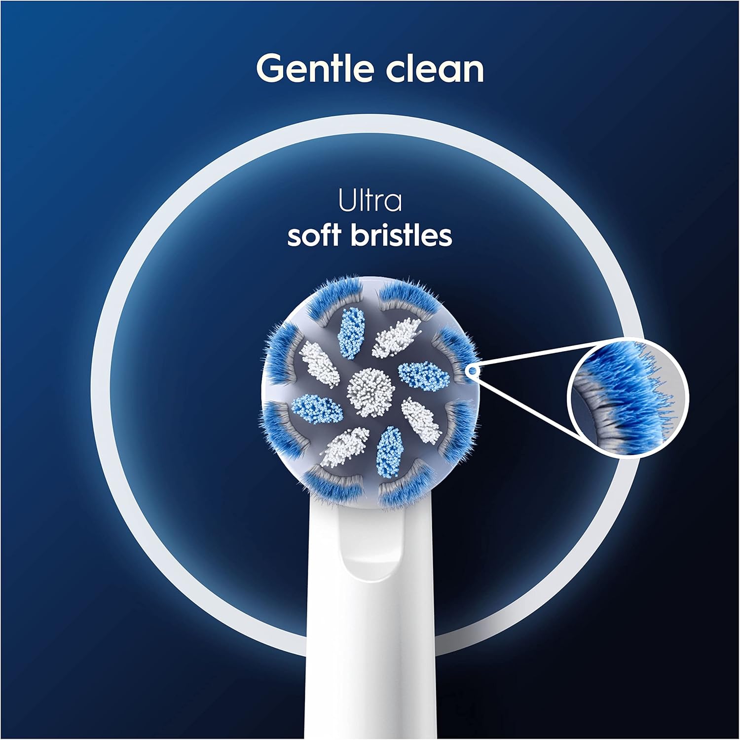 Oral-B Pro Sensitive Clean 10pk Toothbrush Heads, Extra Soft Bristles for Gentle Brushing & Plaque Removal