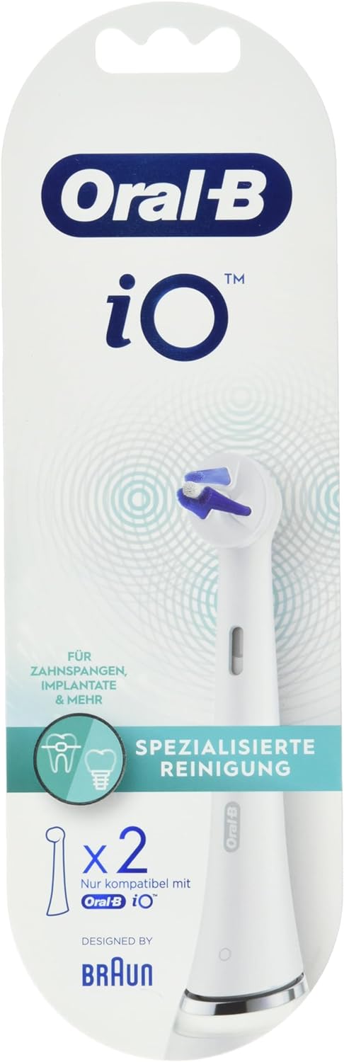 Oral-B iO Specialised Clean Electric Toothbrush Heads 2pk