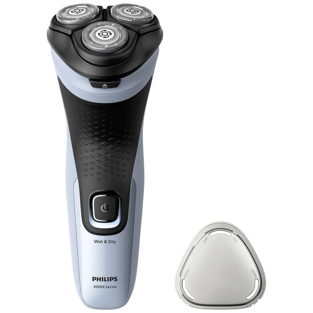 Philips Electric Shaver 3000X Series Wet & Dry, blue/black