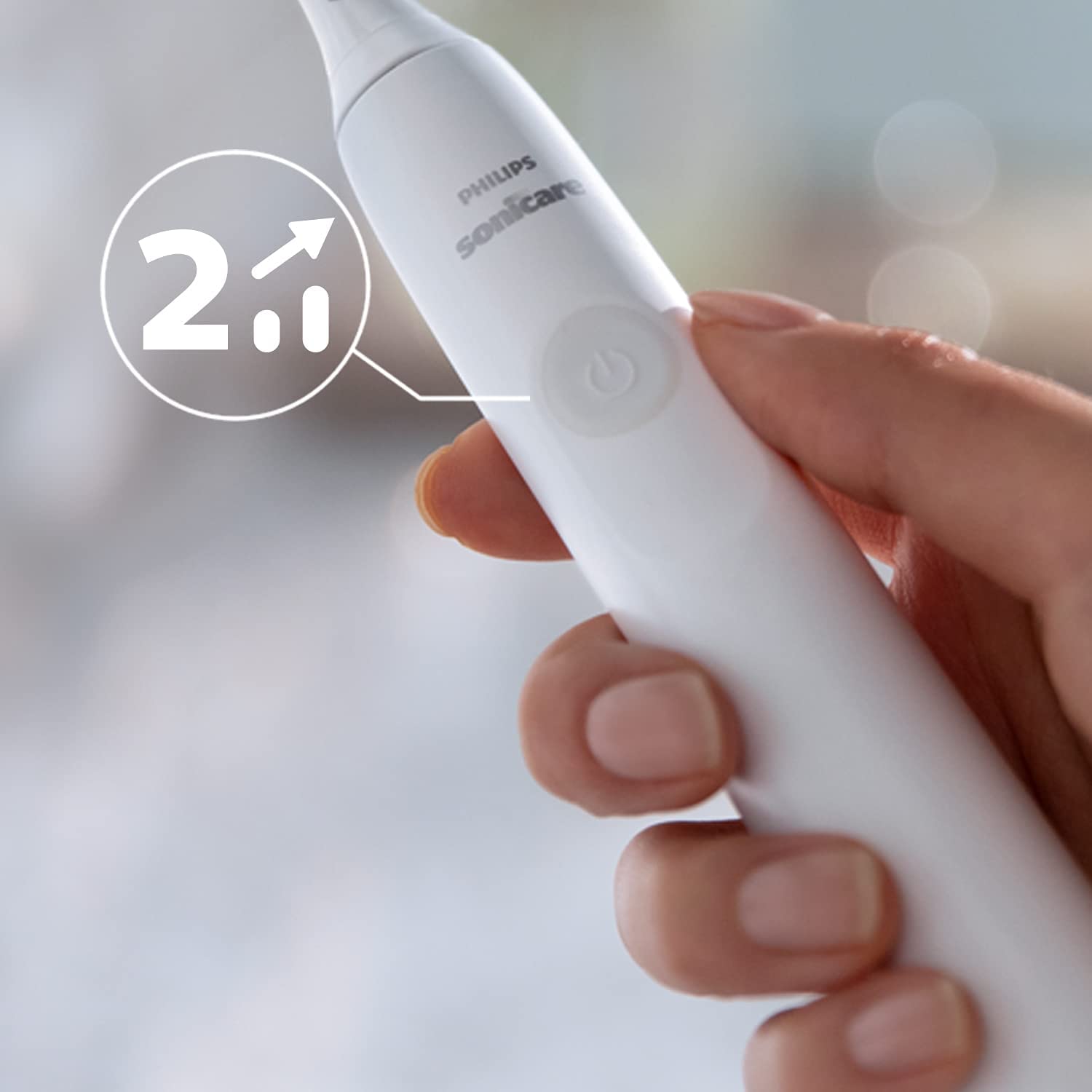 Philips HX3651/13 Series 2100 Sonic Electric Toothbrush - White - Healthxpress.ie