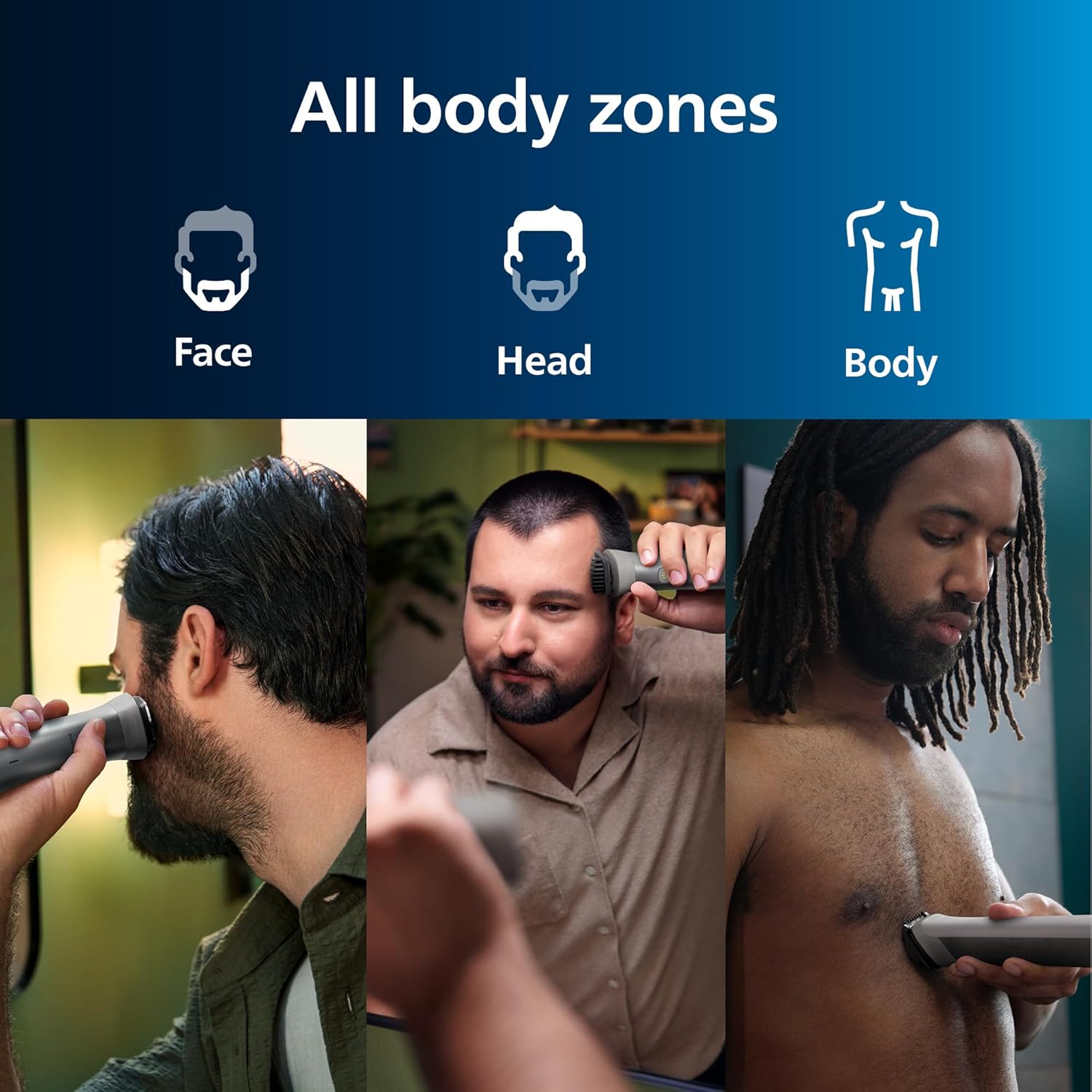 Philips MG5940/15 Multigroom Series 5000 Shaver - 12-in-1 Face , Body and Hair Trimmer