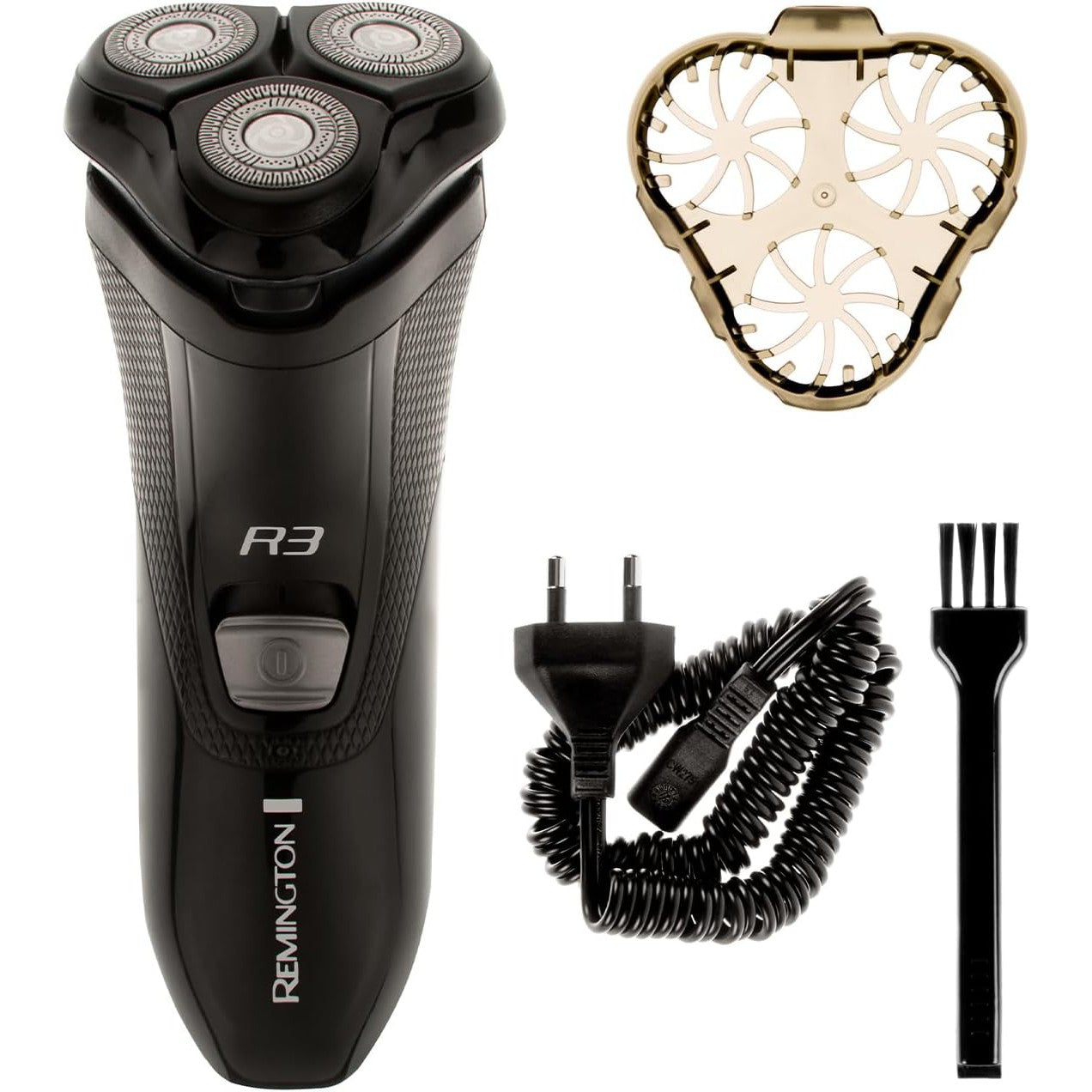 Remington Mens Electric Rotary Shaver R3  Pop-up Trimmer, 40mins Corded Usage) R3002