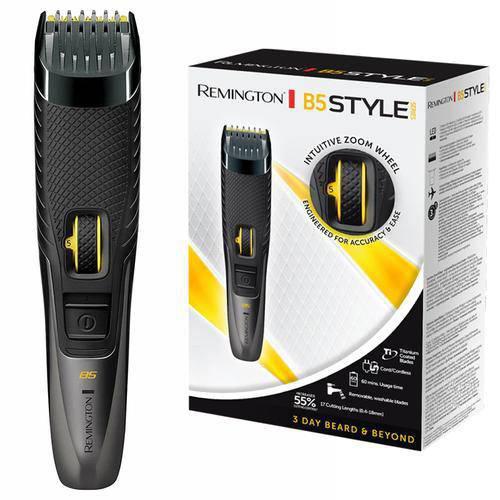 Remington B5 Style Series Beard Trimmer, Comfort Tip Blades, Corded/Cordless Use -MB5000