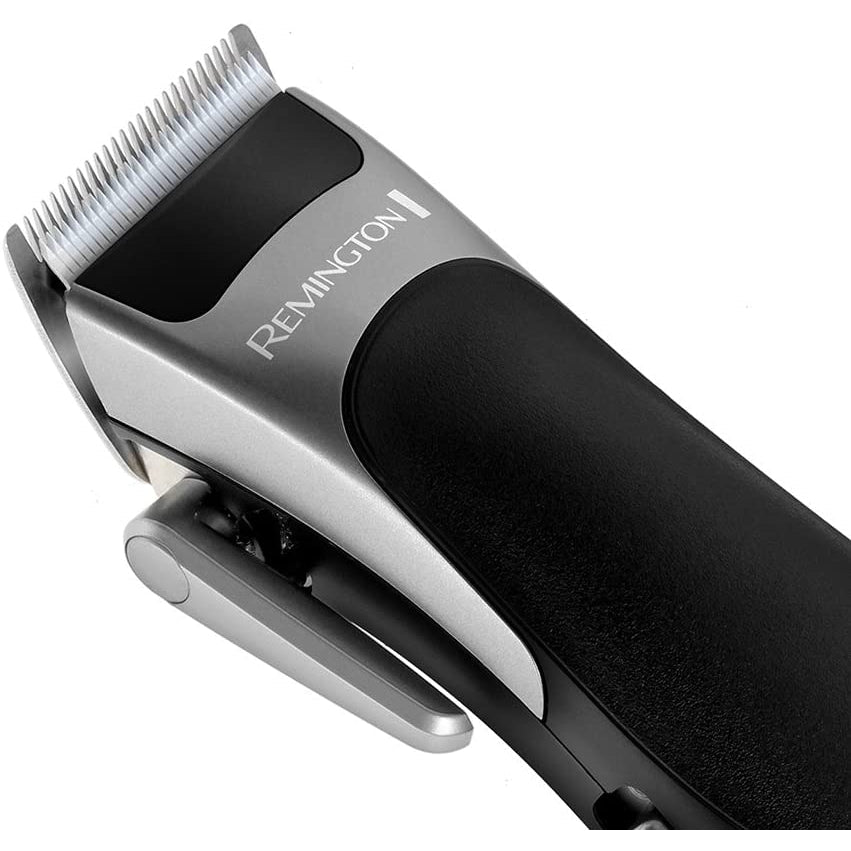 Remington Stylist Hair Clippers, Cordless Use with 8 Comb Lengths and Detail Trimmer, 25 Piece Grooming Kit - HC366